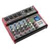 MIXER MICROFONICO A 6 CANALI CON BLUETOOTH/USB/MP3