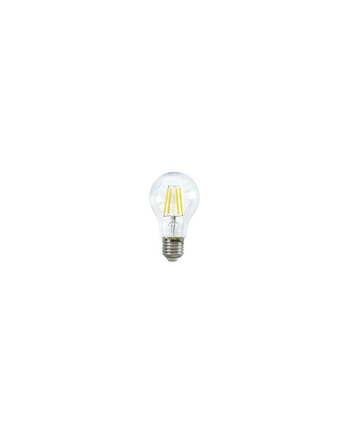 LAMPADA A LED GOCCIA TRASPARENTE E27 8.5W L.CALDA