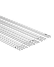 CANALINA X CAVI ELETTRICI 25X17 BIANCA PREZZO X 1 MT. ELETTROCANALI