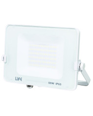 FARO SLIM BIANCO IP65 LED 50W 4000K LUCE NATURALE