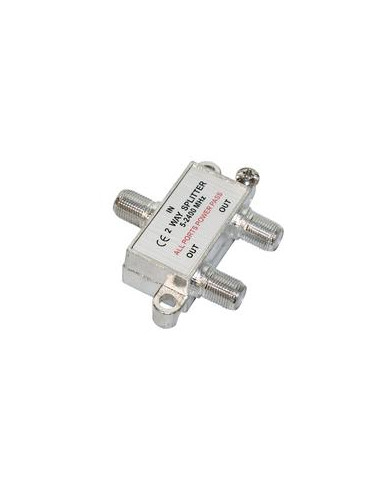 PARTITORE MINI 2 USCITE TIPO F CON PASSAGGIO DI CC