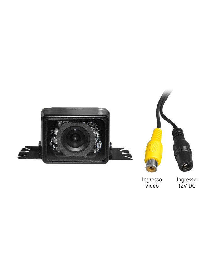 RETROCAMERA A COLORI CMOS CON VISIONE NOTTURNA