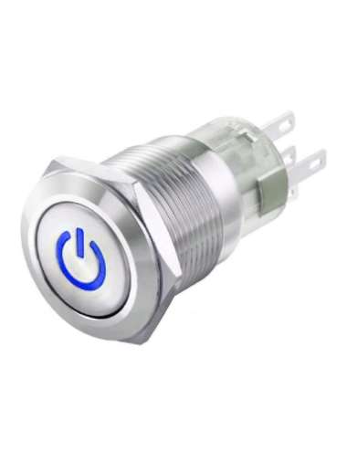 INTERRUTTORE A PULSANTE ANTIVANDALO LUMINOSO