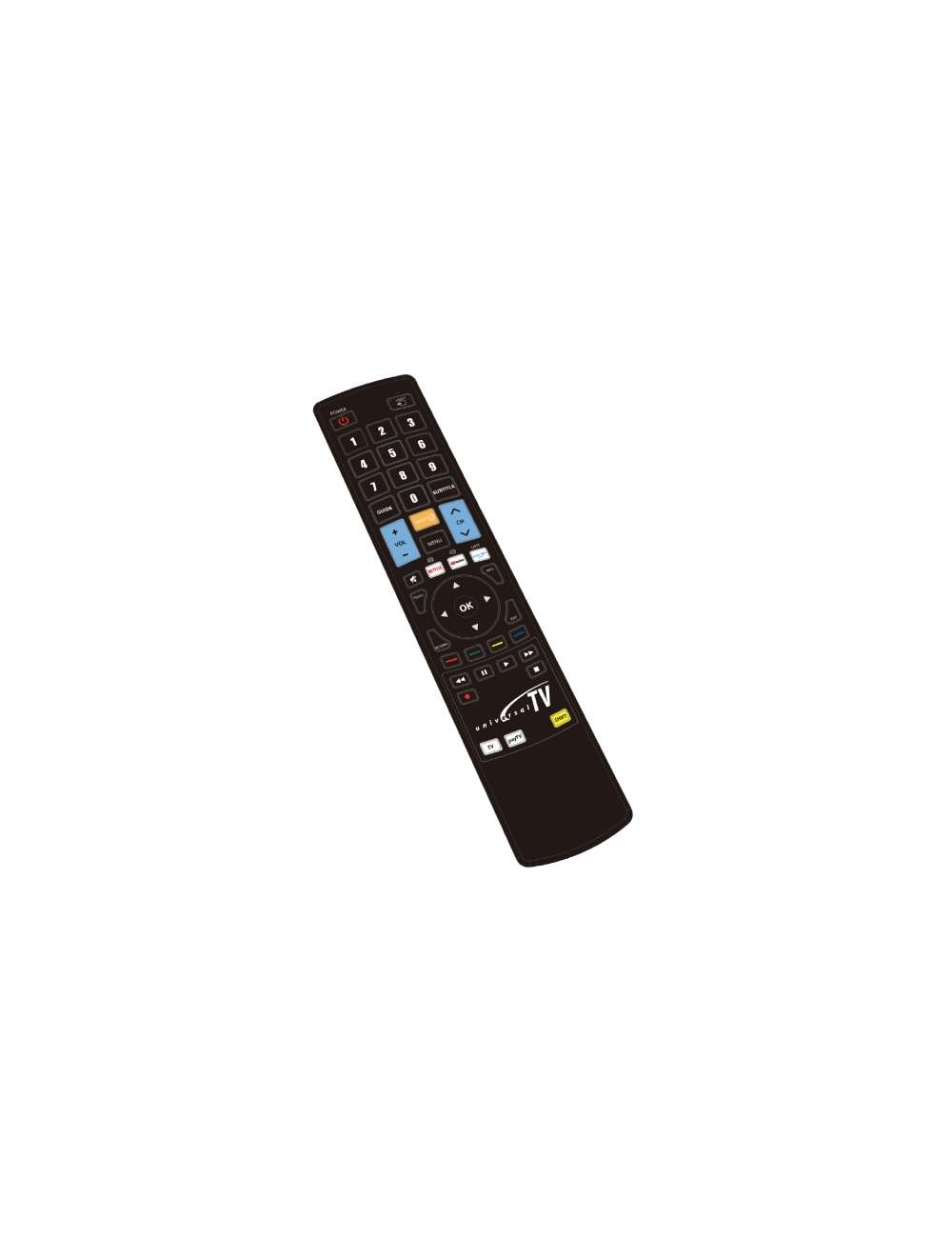 TELECOMANDO UNIVERSALE PER TV + SKY SERIE ELEGANT