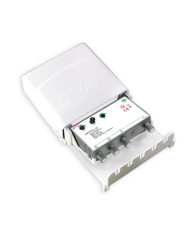 AMPLIFICATORE DA PALO 2 UHF 32DB REG. + MIX VHF CON FILTRO 5G 1 USCITE