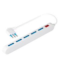 MULTIPRESA 5 PRESE 10/16A 2P+T  SPINA A PIPA 10A