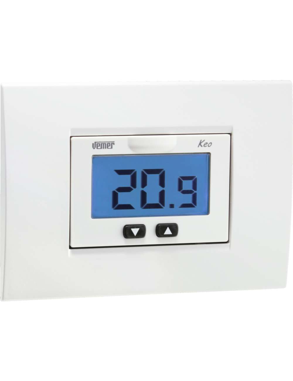 TERMOSTATO DA INCASSO CON DISPLAY E ALIMENTAZIONE