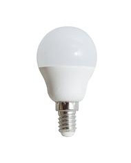 LAMPADA A LED MINISFERA E14 6,5W 220V LUCE CALDA