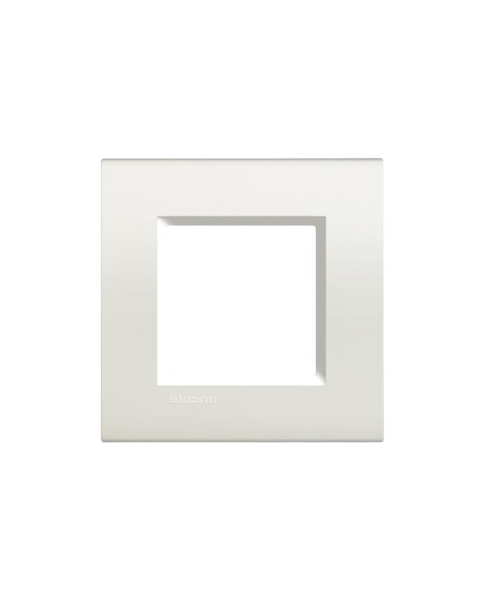 PLACCA QUADRA 2 MODULI BIANCA LNA4802BI