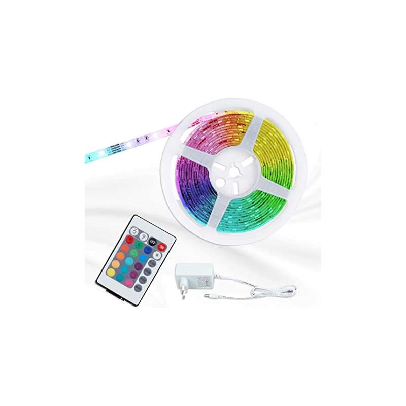 KIT STRISCIA LED 5MT RGB