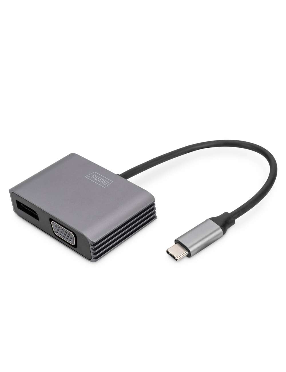 ADATTATORE USB TYPE-C 4K 2IN1 A DISPLAYPORT + VGA