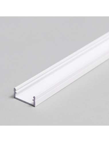 PROFILO IN ALLUMINIO DA PARETE 2MT SLIM BIANCO