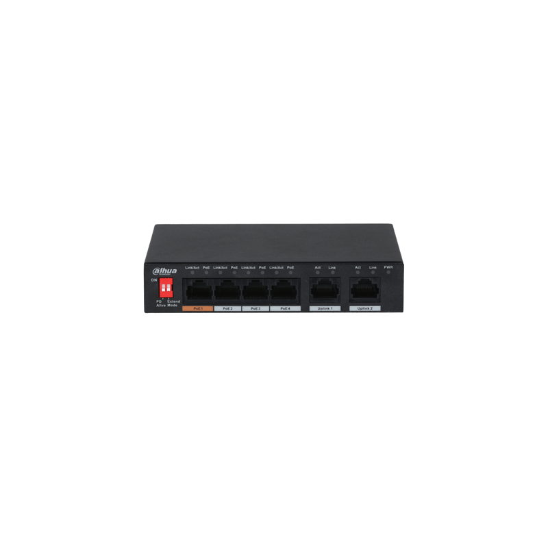 SWITCH DI RETE 6 PORTE DI CUI 4 PORTE POE