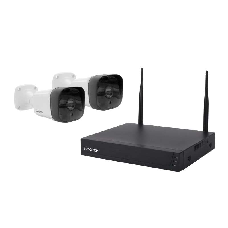 KIT NVR SMART WIRELESS  + 2 TELECAMERE HEYSMART