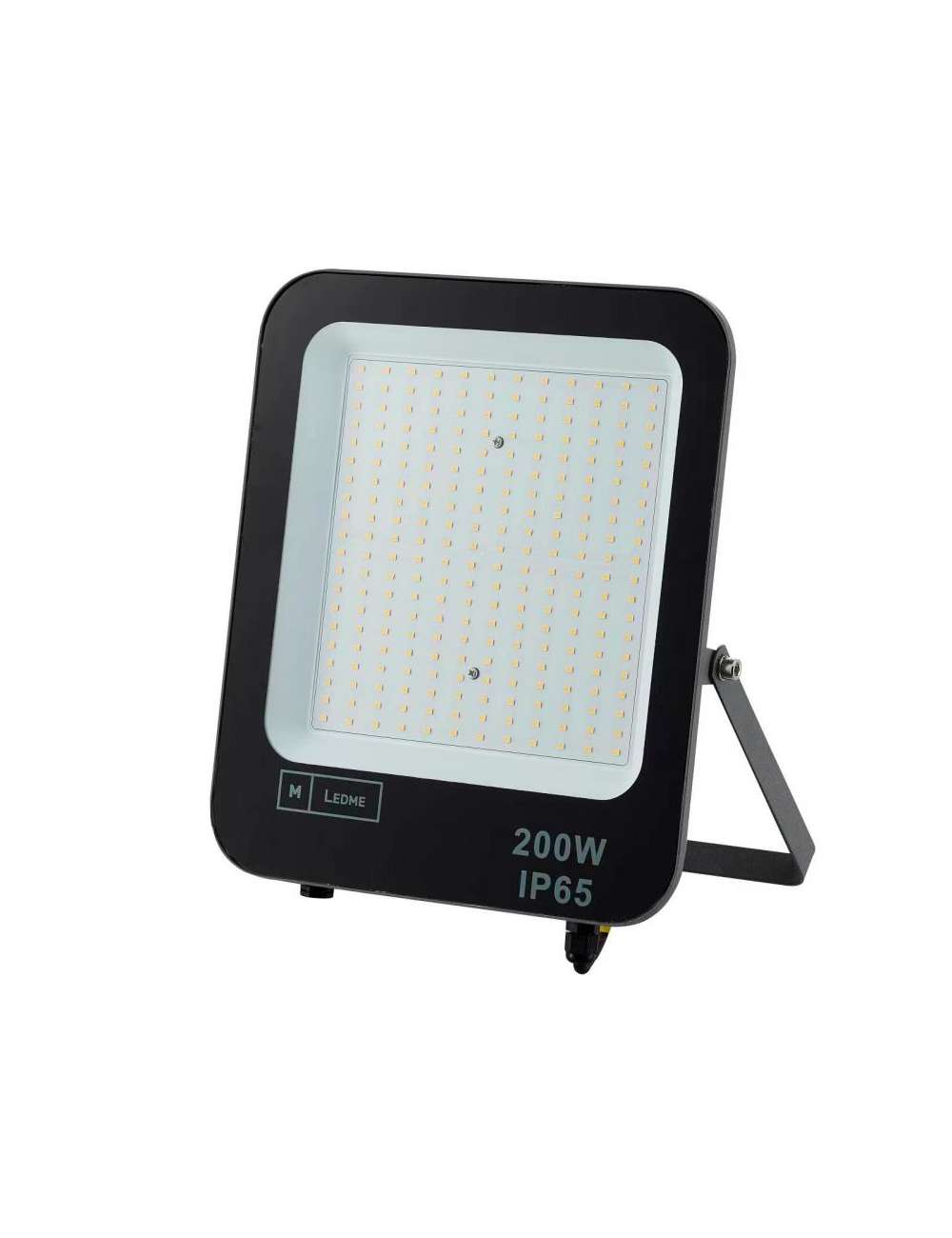 FARO LED 200W NERO 6000K LUCE FREDDA