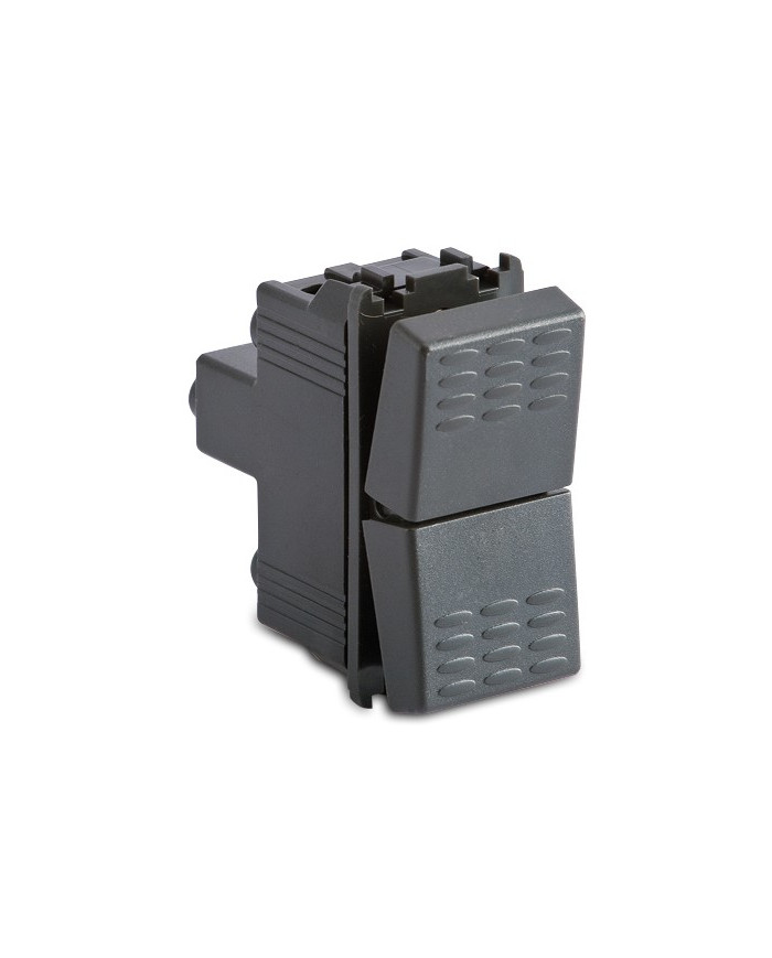 PULSANTE DOPPIO 1PNO+1PNO+1PNC GRIGIO MODO MASTER