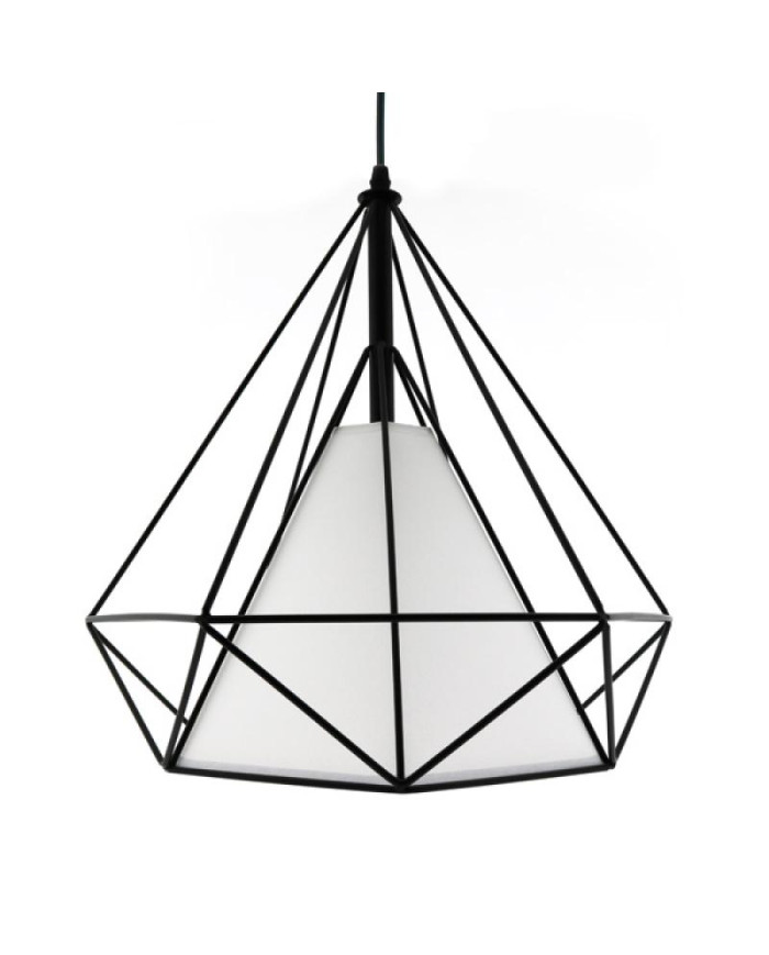 LAMPADARIO DA SOFFITTO BRONZATO 1E27 IN METALLO