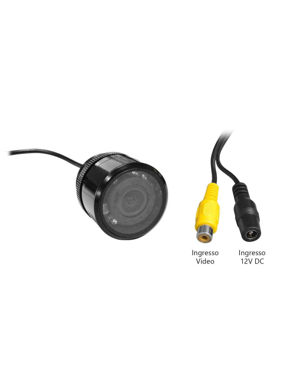 TELECAMERA CMOS A COLORI DA INNESTO O PARETE 12VDC