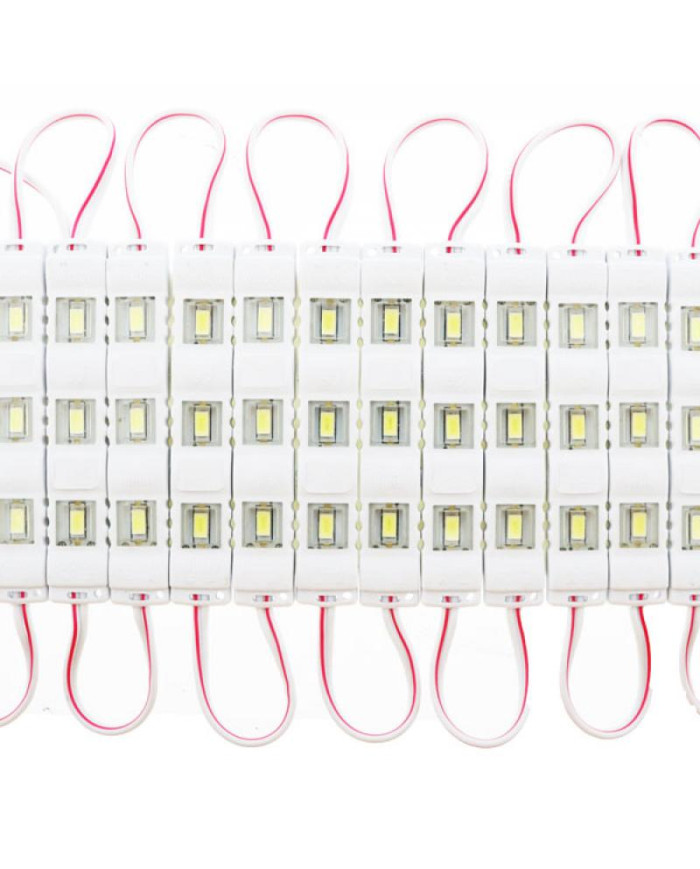 KIT 20 MODULI 3 LED SMD 12V 0,75W 6000K