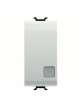 PULSANTE UNIPOLARE 1M 1P NA 16A ILLUMINABILE CHORUS BIANCO