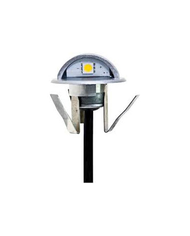 PUNTO LUCE SEGNA PASSO IP65 12VDC 1W LUCE A 90°