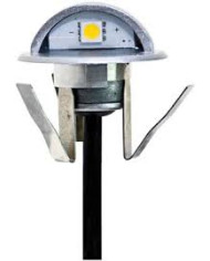 PUNTO LUCE SEGNA PASSO IP65 12VDC 1W LUCE A 90°