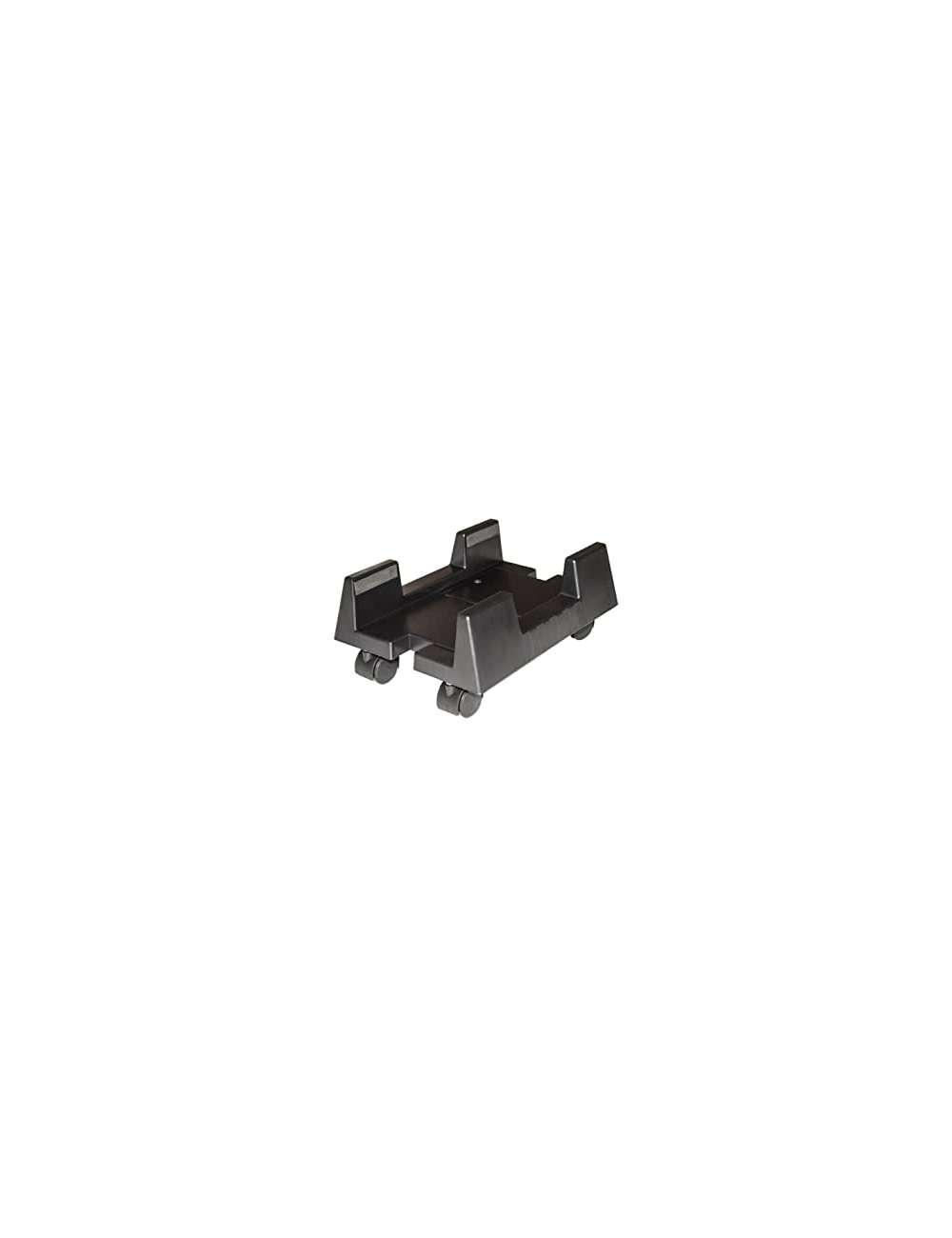 SUPPORTO COMPUTER VERTICALE CON RUOTE NERO