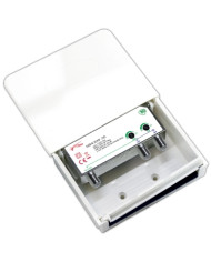 AMPLIFICATORE DA PALO 2 INGRESSI REGOLABILI ATTACCO F CON FILTRO 5G