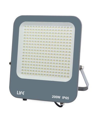 FARO LED GRIGIO 200W 4000K LUCE NATURALE IP65