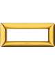 PLACCA MATIX 6 MODULI ORO LUCIDO