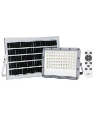 FARO A LED CON PANNELLO SOLARE 1200LM 10W 4000K DIMMERABILE