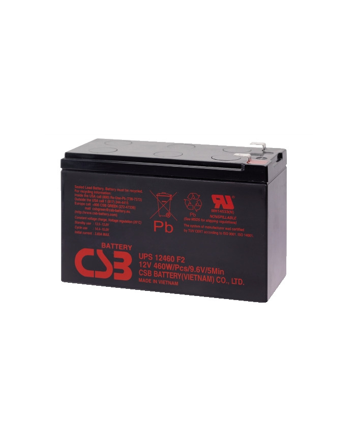 BATTERIA PIOMBO 12V 9AH CSB UPS12460F2