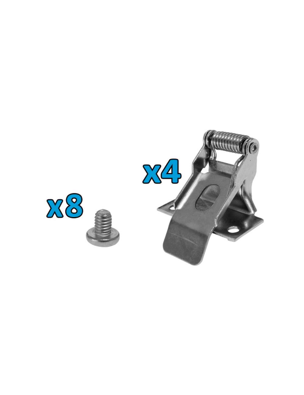 KIT DI INSTALLAZIONE CON FISSAGGIO A MOLLA 600*600