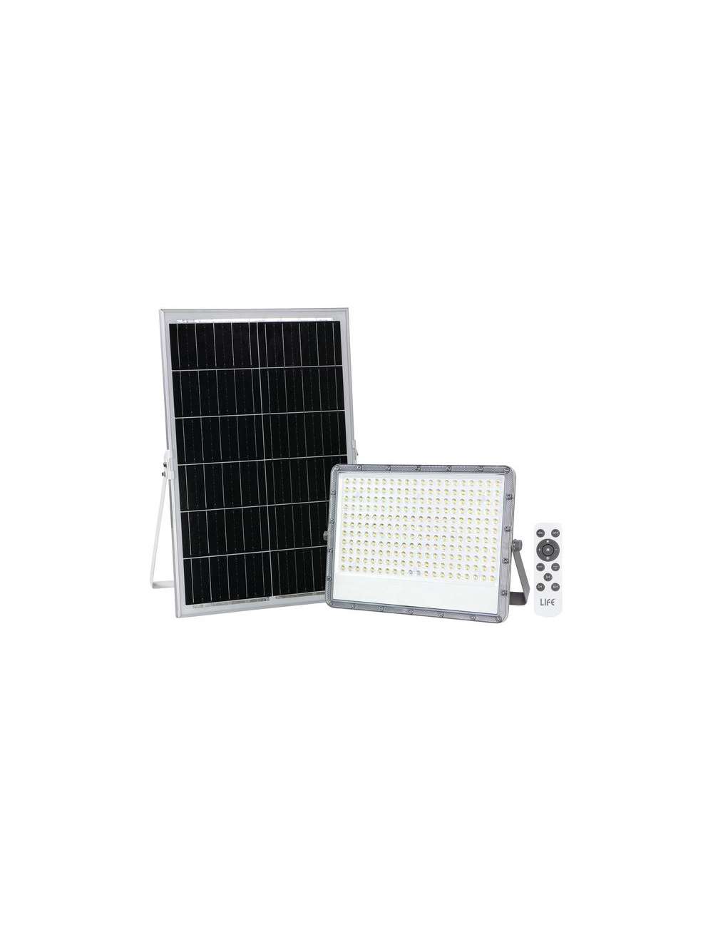 FARO A LED CON PANNELLO SOLARE 4000K 300W