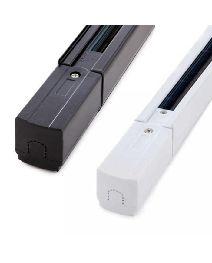 BINARIO ELETTRIFICATO TRIFASE 2MT NERO