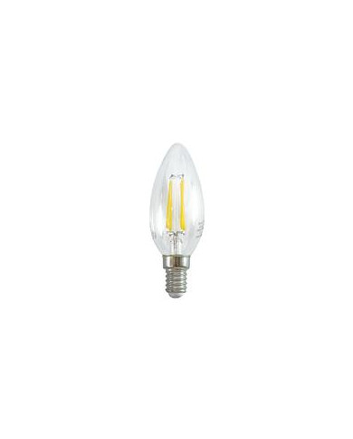 LAMPADA A LED CANDELA C35 FILAMENTO TRASP. 6,5W