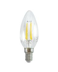 LAMPADA A LED CANDELA C35 FILAMENTO TRASP. 6,5W E14 LUCE CALDA