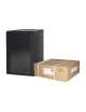 ARMADIO RACK A MURO 19“ 15 UNITÀ 770X600X450MM NERO SERIE LIGHT CON PORTA IN VETRO