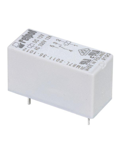 RELÈ 12VDC 12A SINGOLO POLO DOPPIO CONTATTO