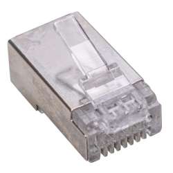 SPINA PLUG RJ45 8P/8C CAT.6 FTP CAVO PASSANTE