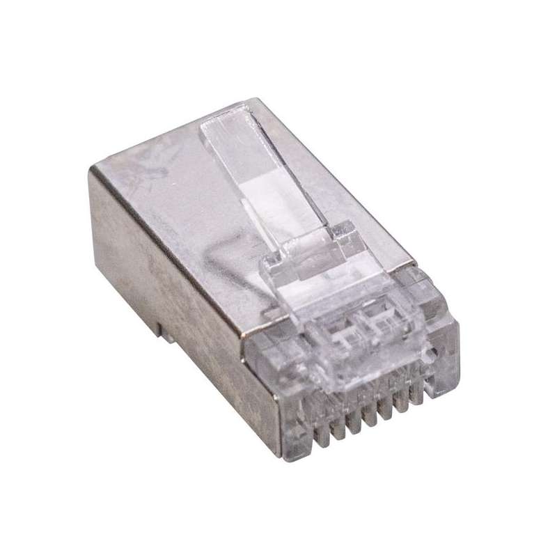 SPINA PLUG RJ45 8P/8C CAT.6 FTP CAVO PASSANTE