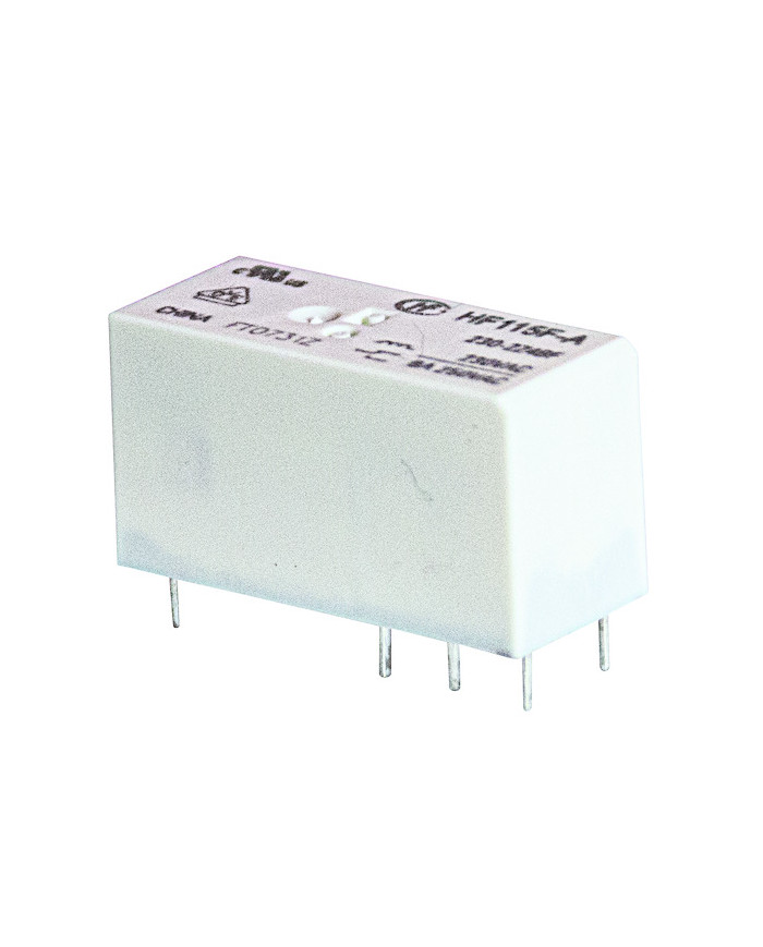 RELÈ 230VAC 2 POLI 8A PIN 5MM AGNI 2 CO DPDT