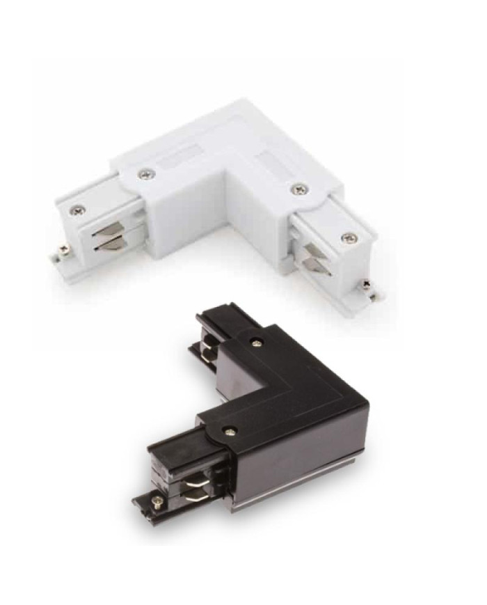 CONNETTORE TIPO L PER GUIDA TRIFASE NERO