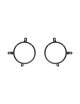 SUPPORTO X ALT. 165MM MERCEDES SLK >2002 ANTERIORE
