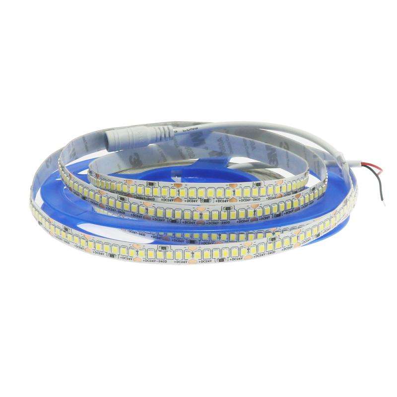 STRISCIA LED 24V 19W/M IP65 5MT 2700K L.CALDA