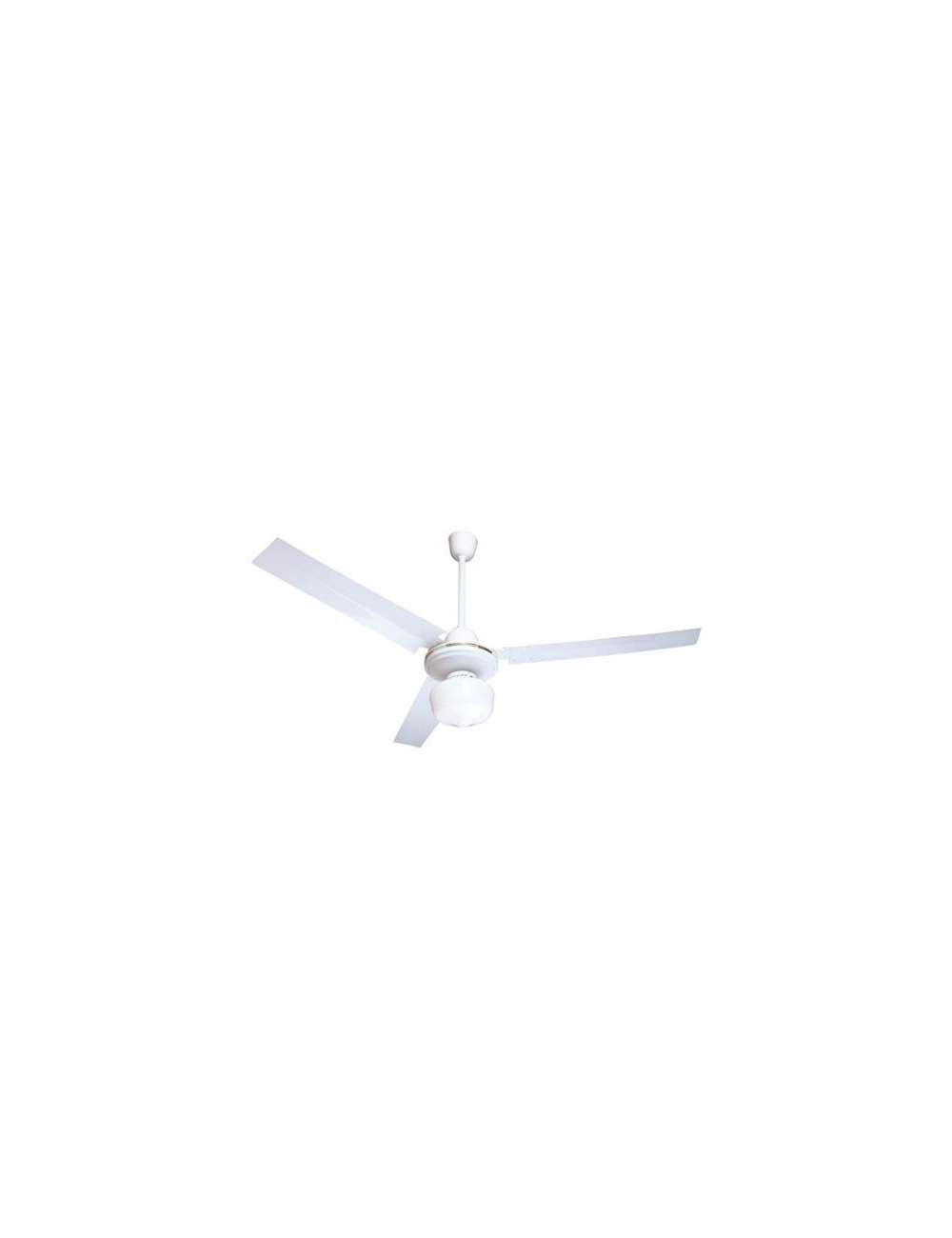 VENTILATORE A SOFFITTO BIANCO D.120CM 70W CON LUCE