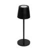 LAMPADA DA TAVOLO RICARICABILE A BATTERIA 2,6W NERA