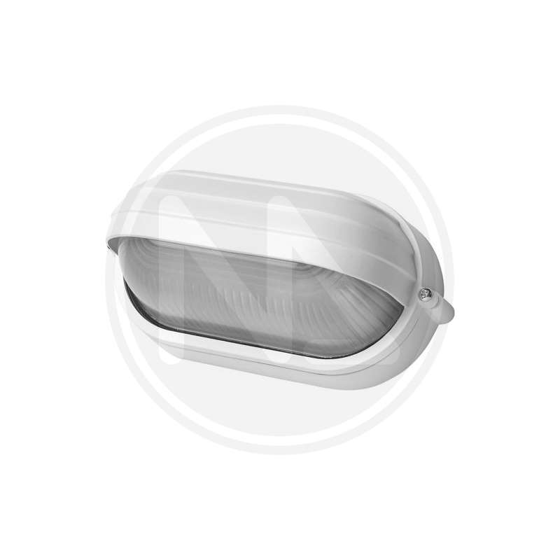 APPLIQUE DA PARETE OVALE MINI BIANCO PAPILLON