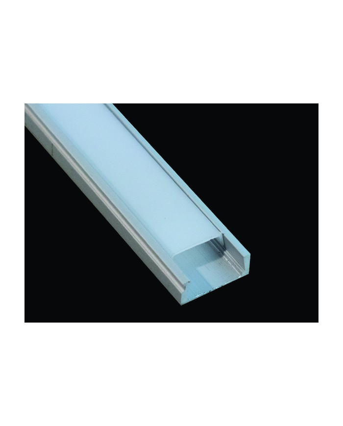 PROFILO IN ALLUMINIO 2M DA PARETE INC.11MM