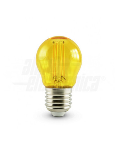 LAMPADA A LED FILAMENTO 4,5W E27 GIALLA